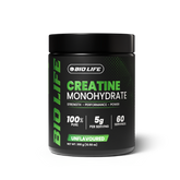 Biolife Creatine Monohydrate 300g tub – 100% pure unflavoured creatine powder, 5g per serving, 60 servings