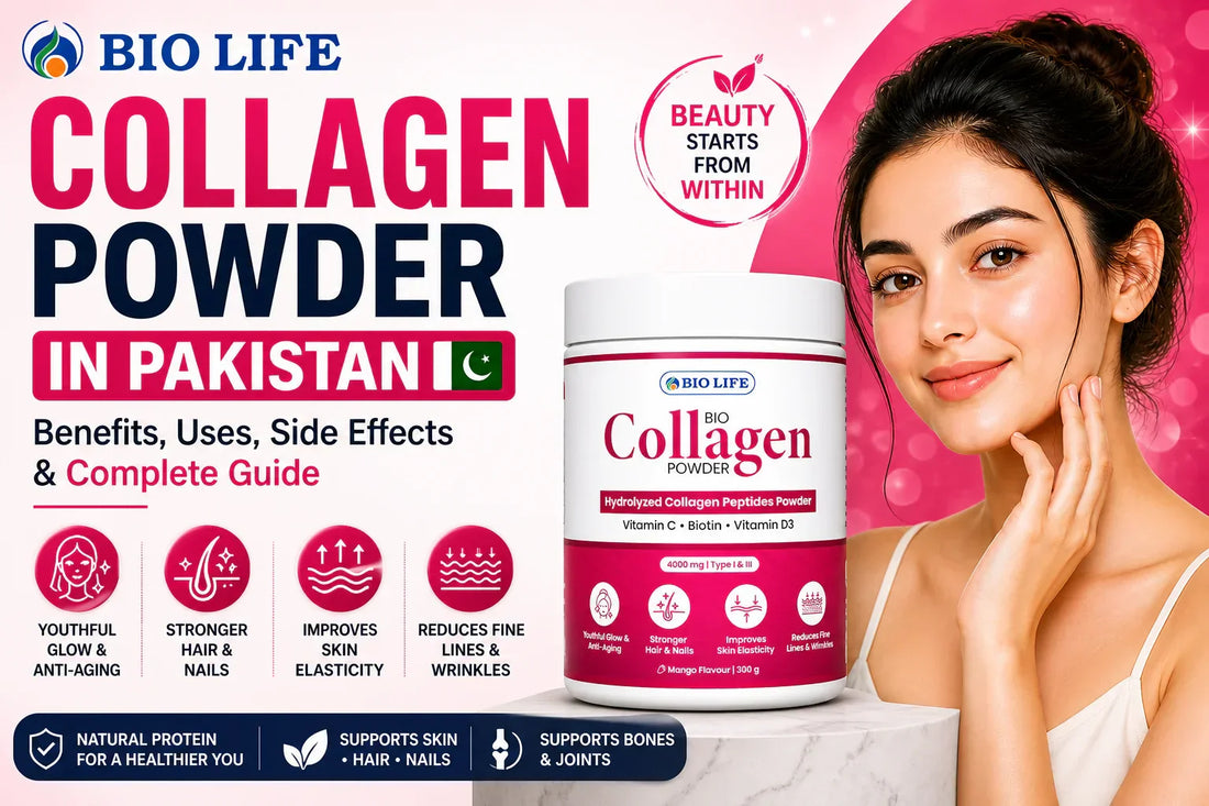 Collagen Powder in Pakistan – Benefits, Uses, Side Effects & Complete Guide