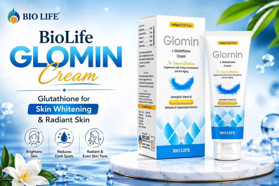 BioLife Glomin Cream – Glutathione for Skin Whitening & Radiant Skin Bio Life