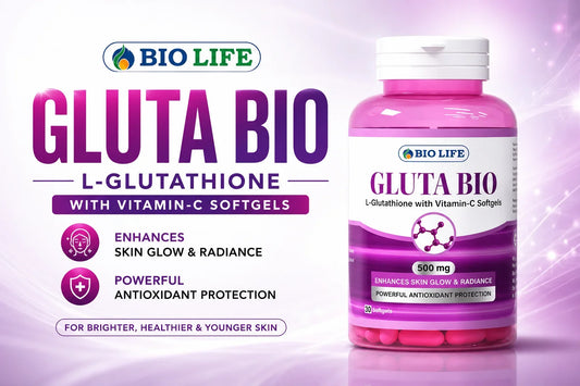 BioLife Glutathione Softgels: Best Glutathione Supplement in Pakistan for Skin Whitening & Anti-Aging Bio Life