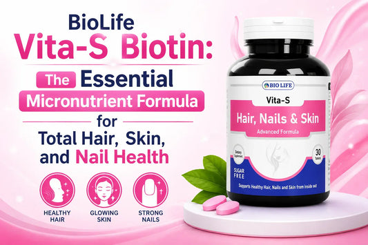 BioLife Vita-S Biotin: The Essential Micronutrient Formula for Total Hair, Skin, and Nail Health Bio Life