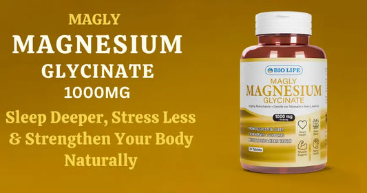 Sleep Deeper, Stress Less & Strengthen Your Body Naturally Using Magnesium Glycinate Bio Life
