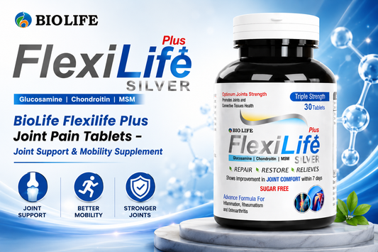 BioLife Flexilife Plus Joint Pain Tablets – Joint Support & Mobility Supplement