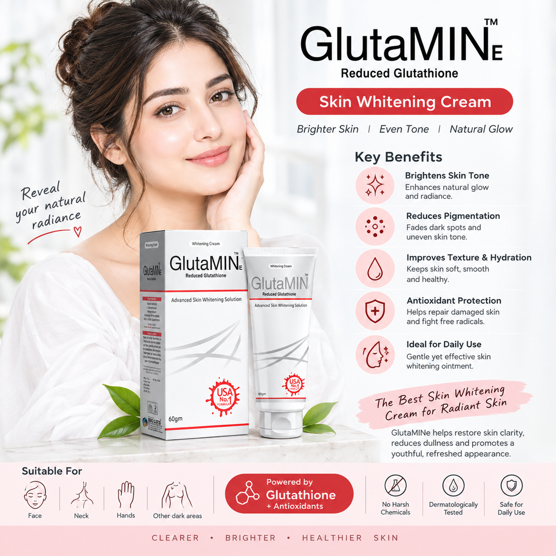 Glutathione Cream for Brighter Skin: A Practical Guide to GlutaMINe Bio Life