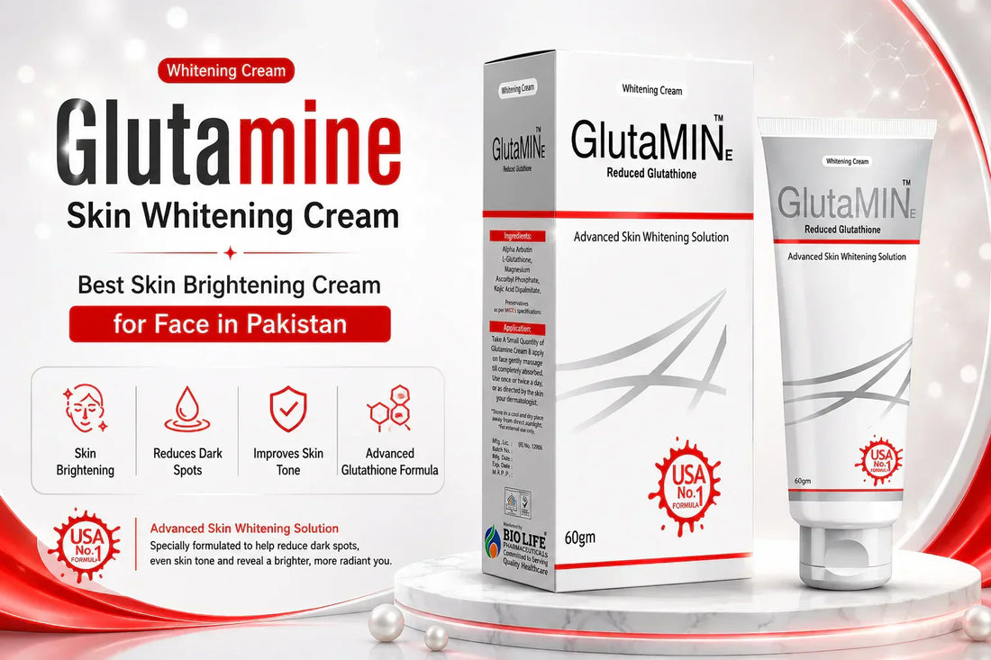 Glutamine Skin Whitening Cream – Best Skin Brightening Cream for Face in Pakistan