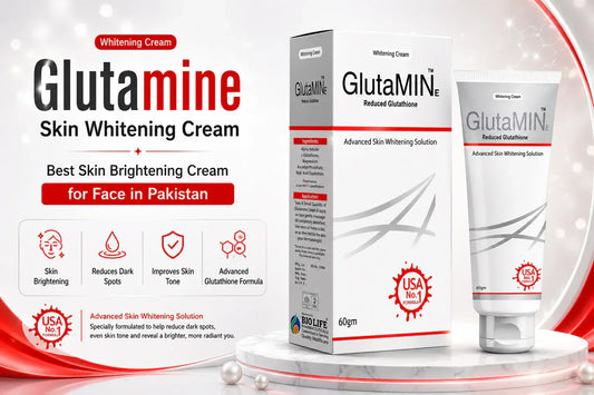 Glutamine Skin Whitening Cream – Best Skin Brightening Cream for Face in Pakistan