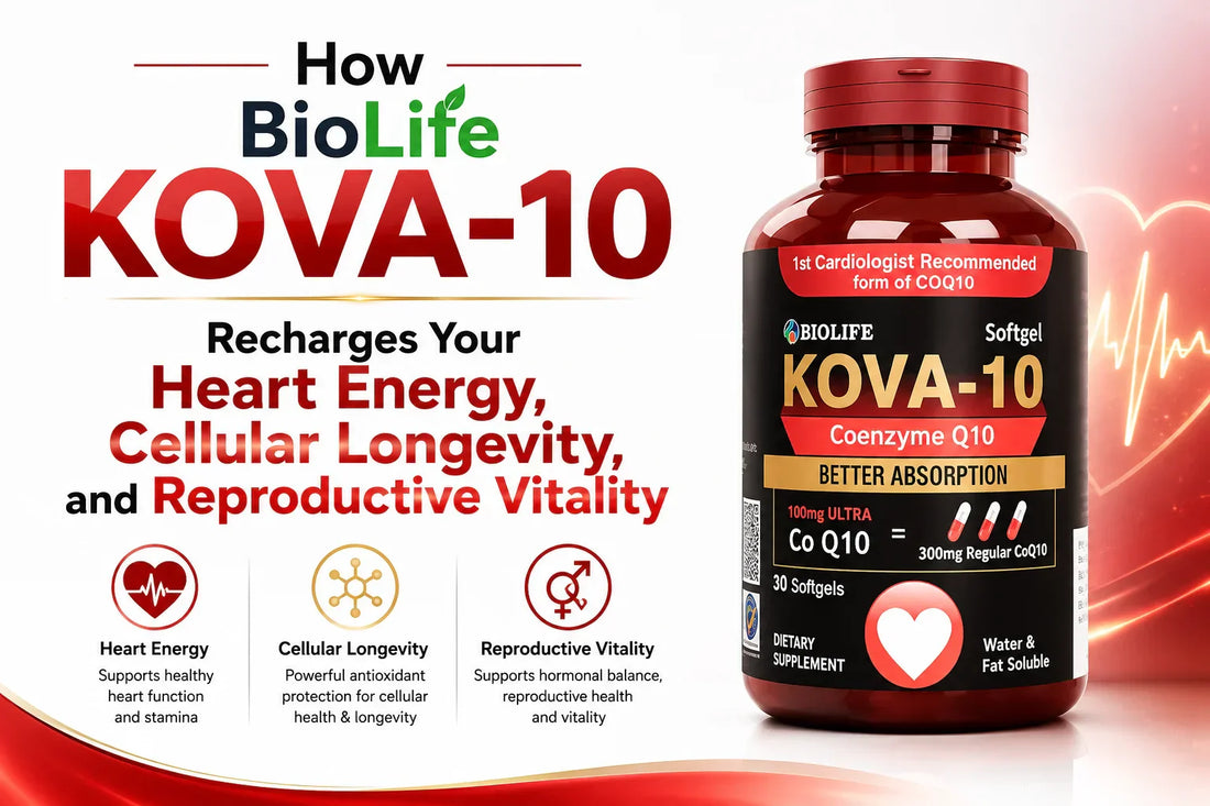 How BioLife Kova-10 Recharges Your Heart Energy, Cellular Longevity, and Reproductive Vitality Bio Life
