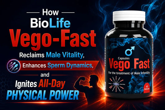 How BioLife Vego-Fast Reclaims Male Vitality, Enhances Sperm Dynamics, and Ignites All-Day Physical Power Bio Life