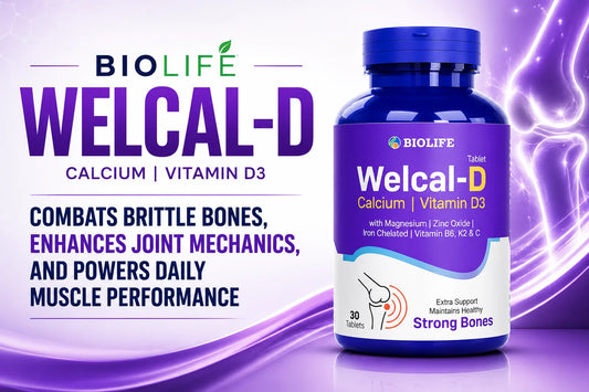 How BioLife Welcal-D Combats Brittle Bones, Enhances Joint Mechanics, and Powers Daily Muscle Performance Bio Life