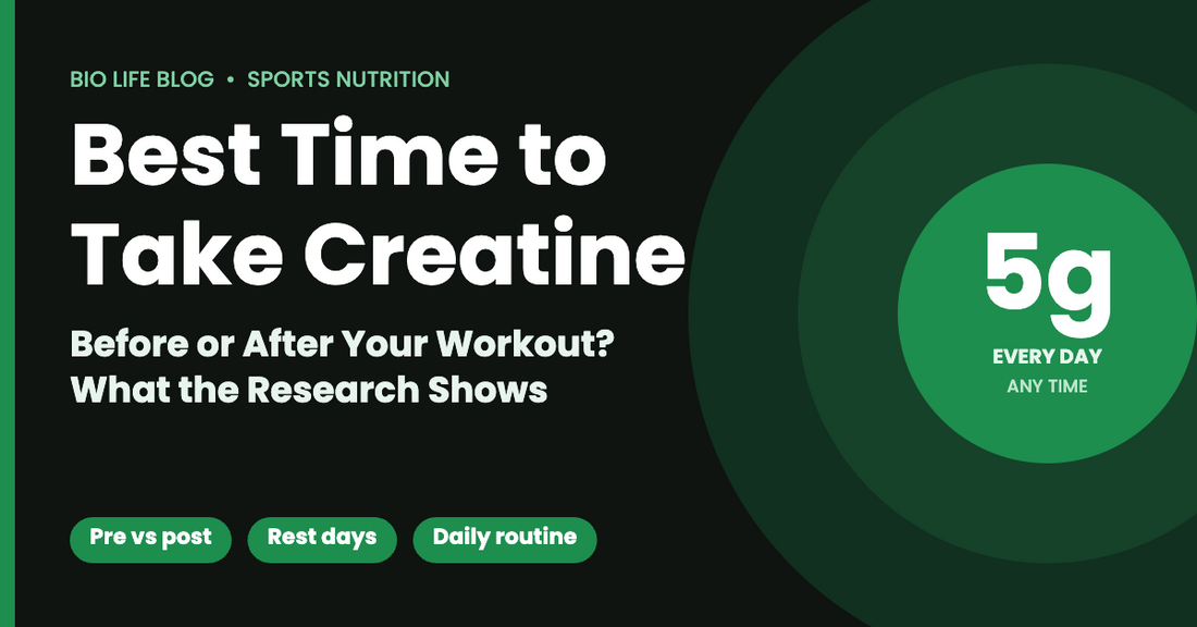 Best time to take creatine – before or after workout