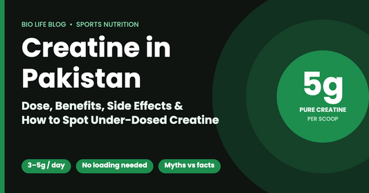 Creatine in Pakistan guide – dose, benefits and side effects