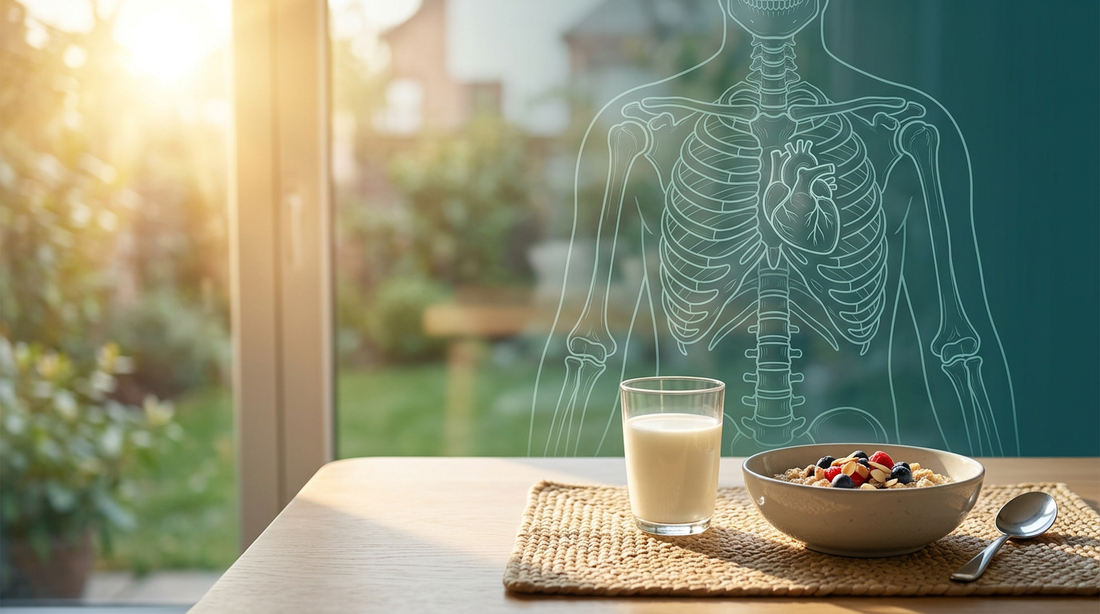 Vitamin D3 and K2 for bone and heart health