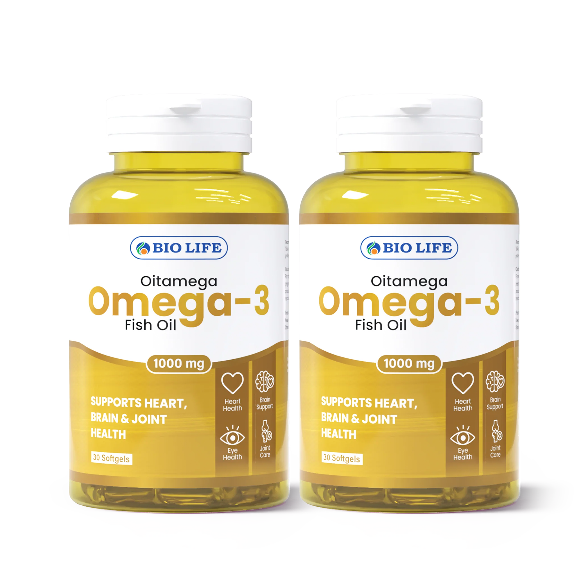Biolife Omega-3 Fish Oil 1000mg | Heart, Brain & Joint Support Bio Life
