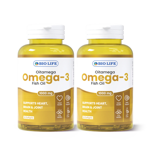 Biolife Omega-3 Fish Oil 1000mg | Heart, Brain & Joint Support Bio Life