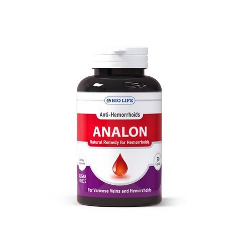 Analon – Hemorrhoids Tablets for Vein Health & Circulation Support Bio Life