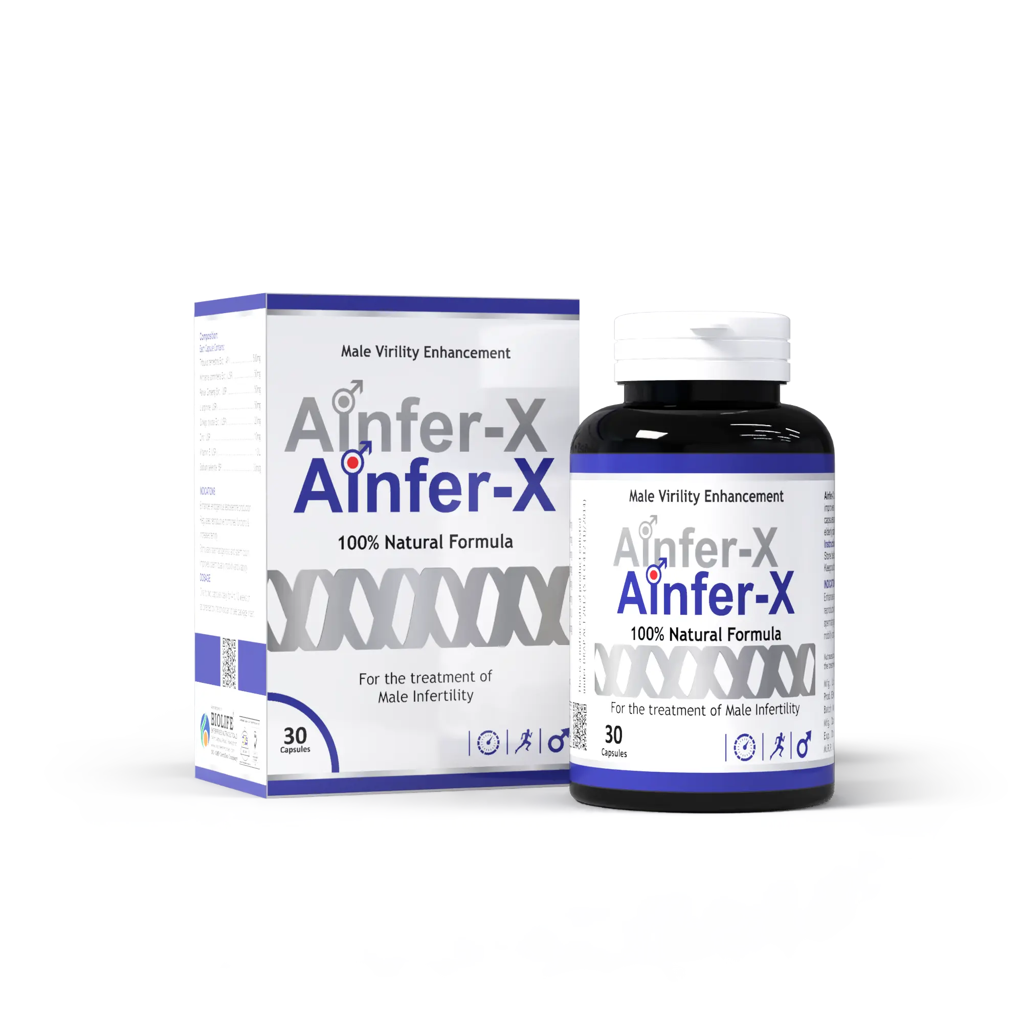 Men’s fertility supplements Ainfer-X Biolife