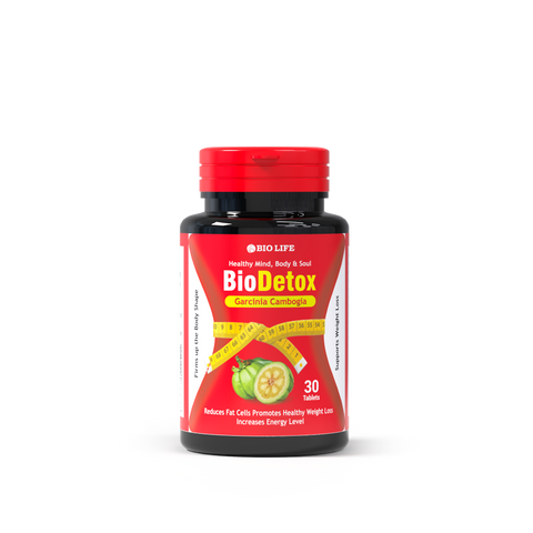 BioDetox Garcinia Cambogia 500mg + Green Coffee tablets bottle – Biolife