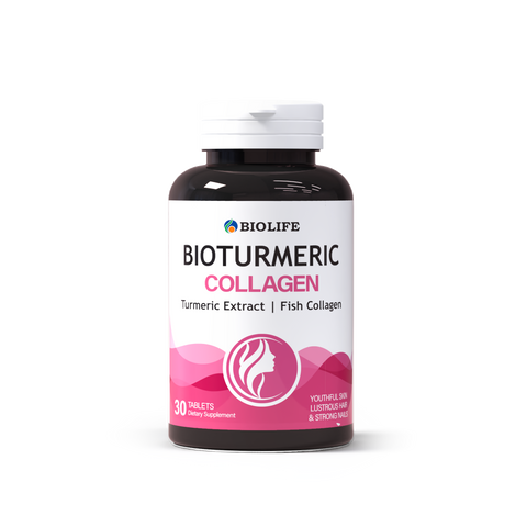 BioTurmeric Collagen Tablets – Collagen Health Supplement for Skin & Joints Bio Life