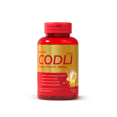 CODLI Omega 3 Fish Oil – Heart, Brain & Wellness Supplement Bio Life