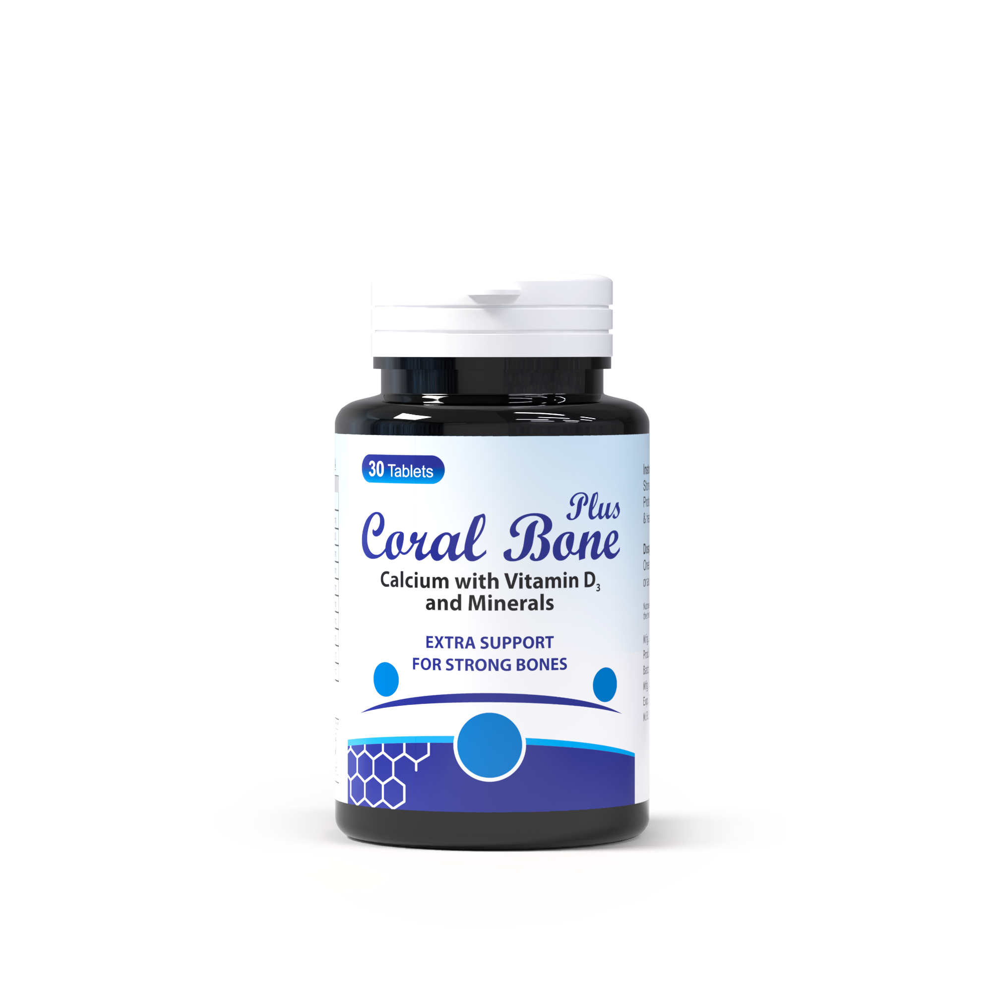 Biolife Coral Bone Plus calcium tablets with Vitamin D3, K2 and minerals – 30 tablets