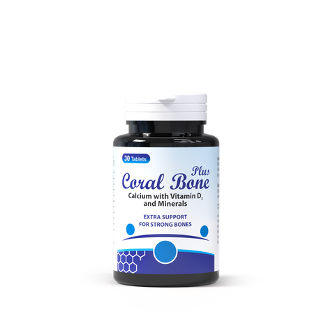 Biolife Coral Bone Plus calcium tablets with Vitamin D3, K2 and minerals – 30 tablets