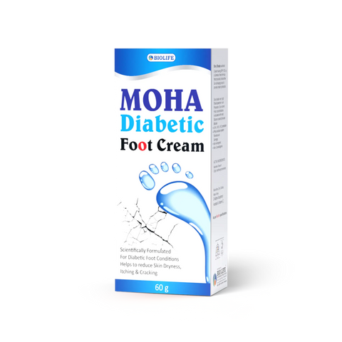 MOHA Diabetic Foot Cream | Heel Crack Cream for Dry & Cracked Feet Bio Life