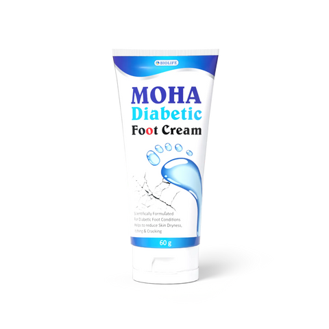 MOHA Diabetic Foot Cream | Heel Crack Cream for Dry & Cracked Feet Bio Life