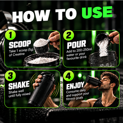 Creatine Monohydrate 300g – 100% Pure Micronized Unflavoured Creatine Powder | Biolife Bio Life