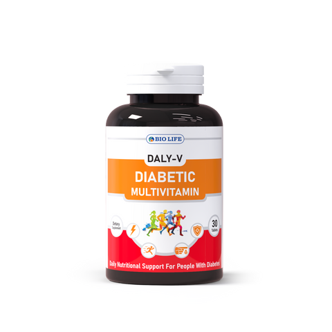Biolife Daly-V Diabetic Multivitamin | Daily Nutritional Support Bio Life