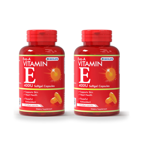 EVA-A Vitamin E Capsules – 2 Packs Bundle