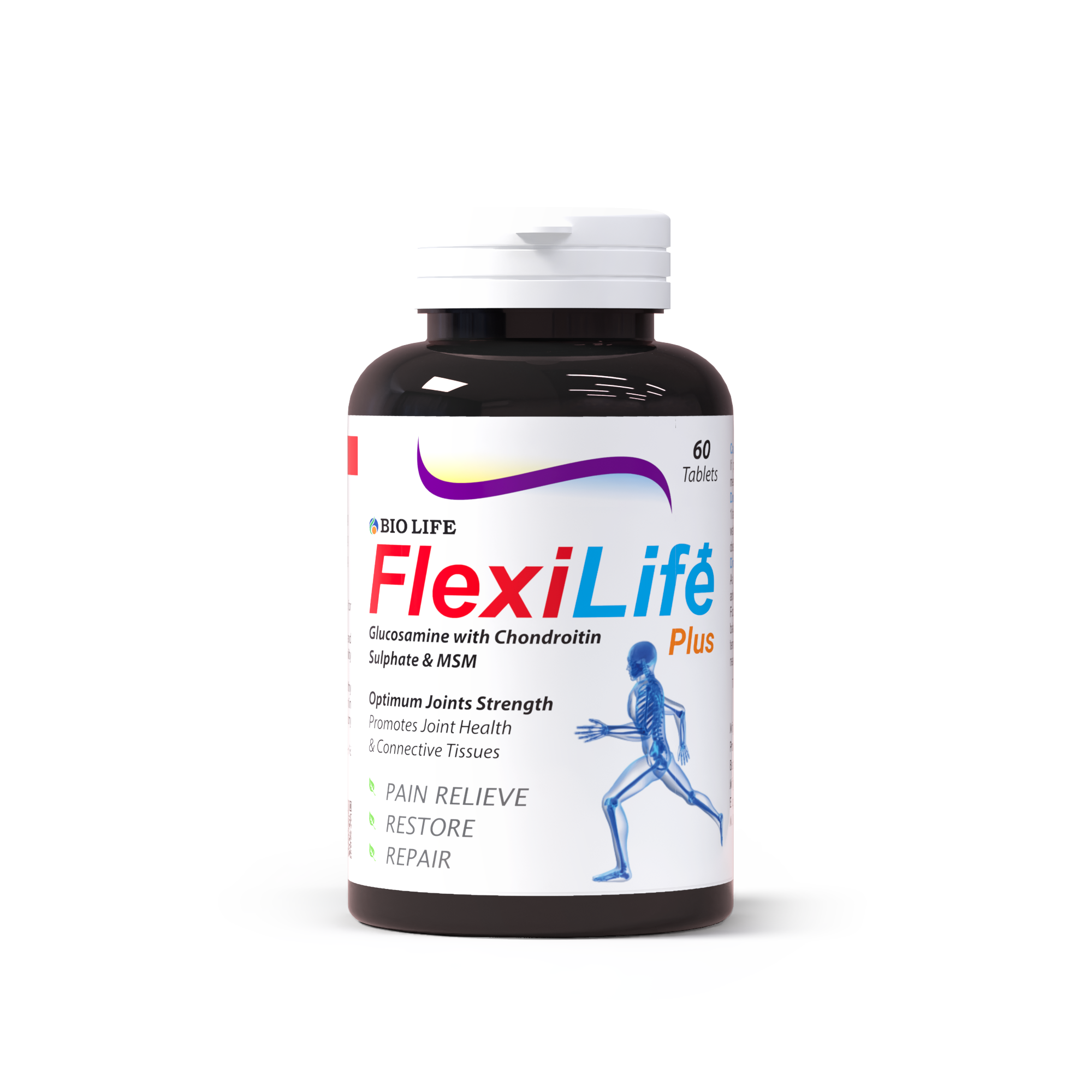 FlexiLife Plus – Joint Pain Tablets for Bone & Joint Support Bio Life