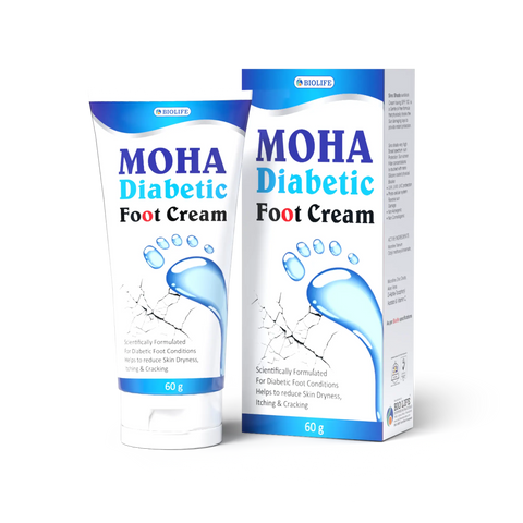 MOHA Diabetic Foot Cream | Heel Crack Cream for Dry & Cracked Feet Bio Life