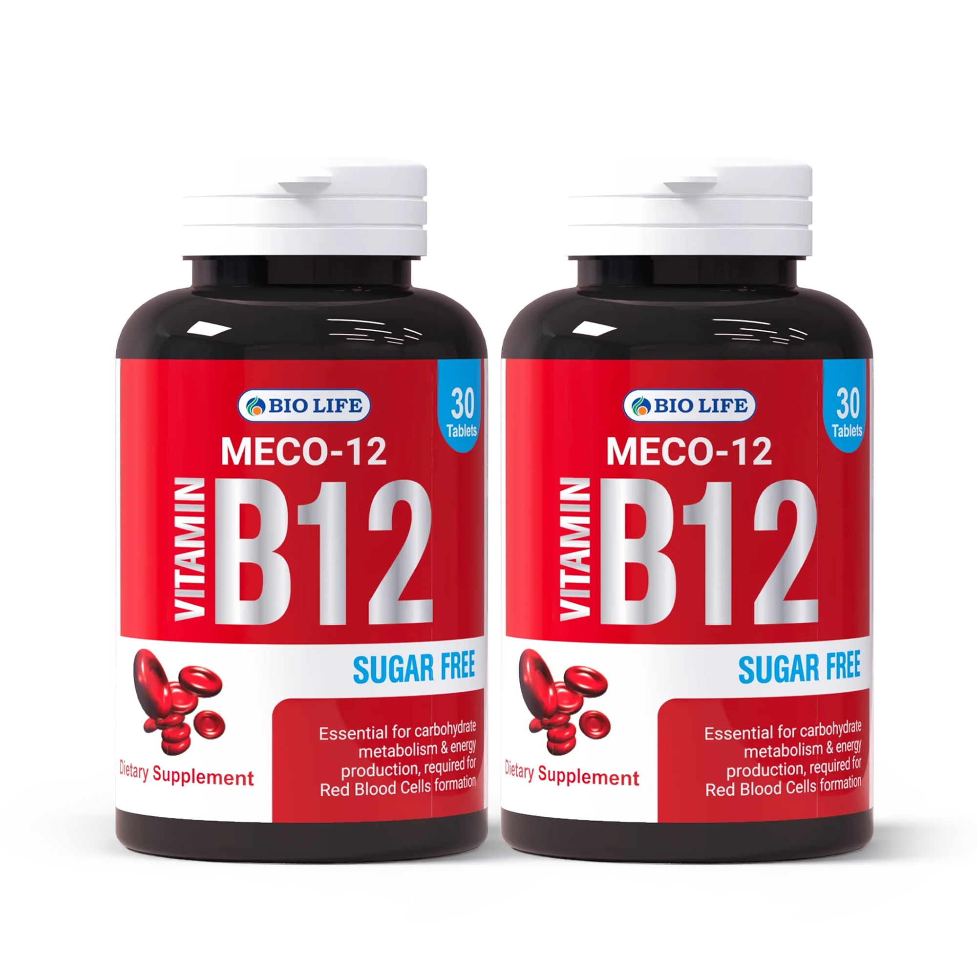 Biolife Meco Vitamin B12 Tablets – Dietary Supplement for Energy & Nerve Health Bio Life