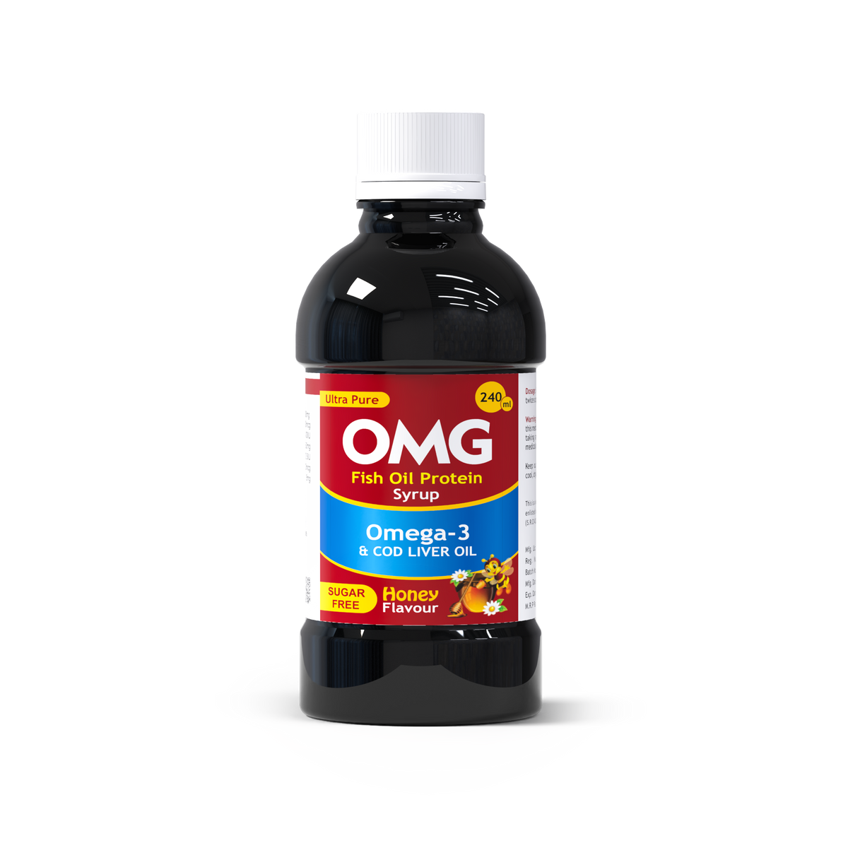 OMG Omega 3 Fish Oil Syrup – Best for Brain, Joints & Heart Bio Life