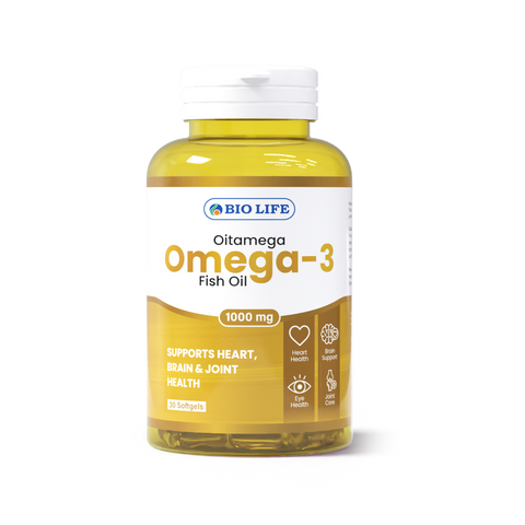 Biolife Omega-3 Fish Oil 1000mg | Heart, Brain & Joint Support Bio Life