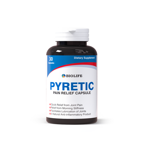 Pyretic Joint Relief Capsules – Anti Inflammatory Tablets for Joint Pain Bio Life
