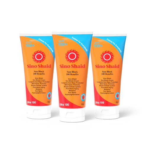 Sino Shaid SPF 100+ – Sun Block for Oily Skin & Daily Protection Bio Life