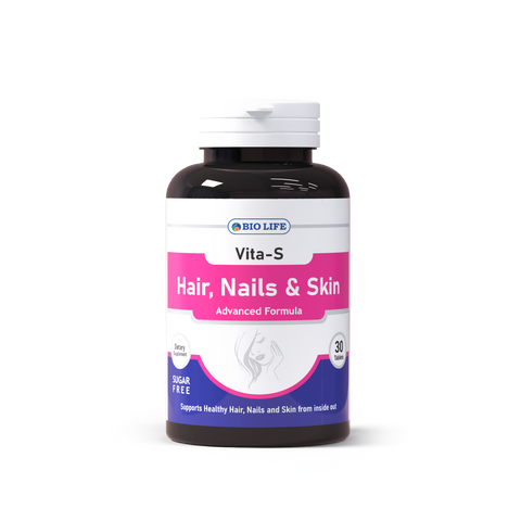 Vita-S – Biotin Vitamins for Hairs, Nails & Skin Health Bio Life