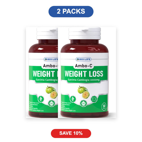 Biolife Ambo-C Garcinia Cambogia 1000mg - 2 Packs