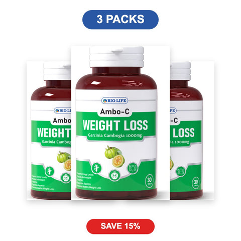 Biolife Ambo-C Garcinia Cambogia 1000mg - 3 Packs