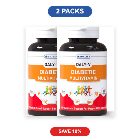 Biolife Daly-V Diabetic Multivitamin - 2 Packs