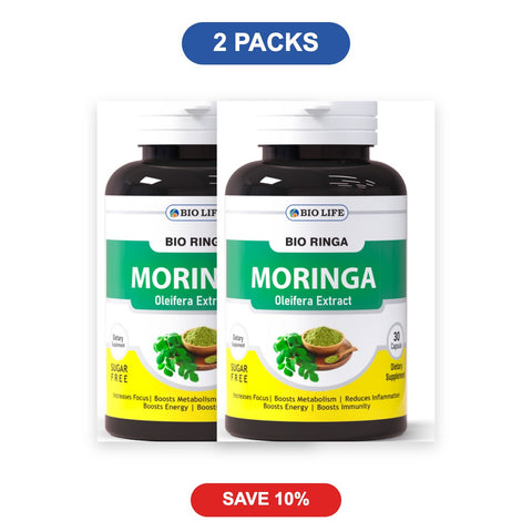 Moringa Capsules (Superfood Energy Booster) - 2 Packs
