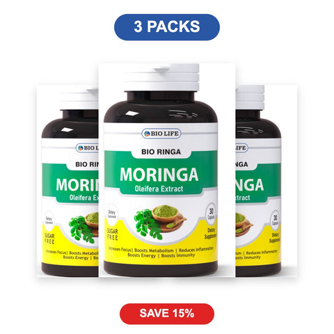 Moringa Capsules (Superfood Energy Booster) - 3 Packs