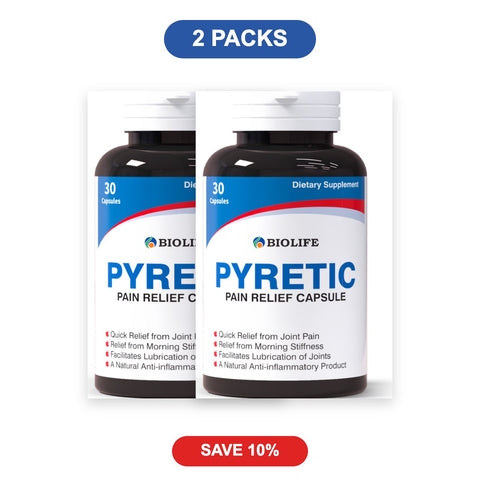 Pyretic Joint Relief Capsules - 2 Packs