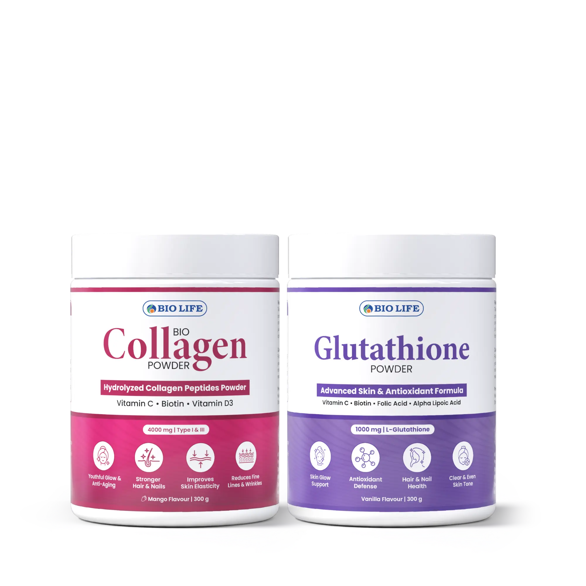 Glutathione Powder | Reduced Glutathione for Skin Brightening  Bio Life