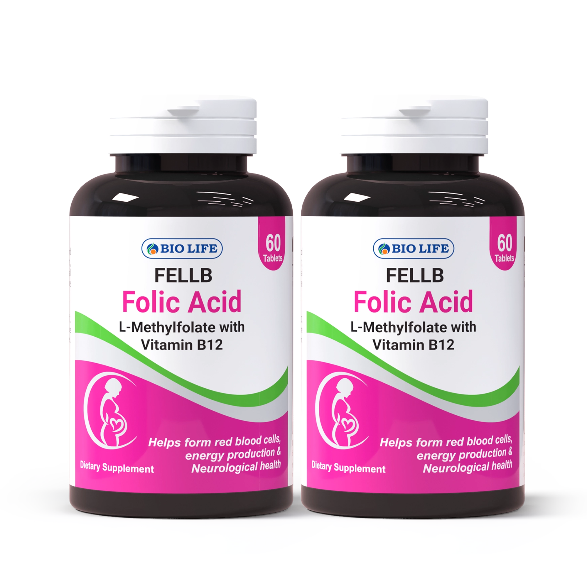 Fell-B Folic Acid - 2 Packs