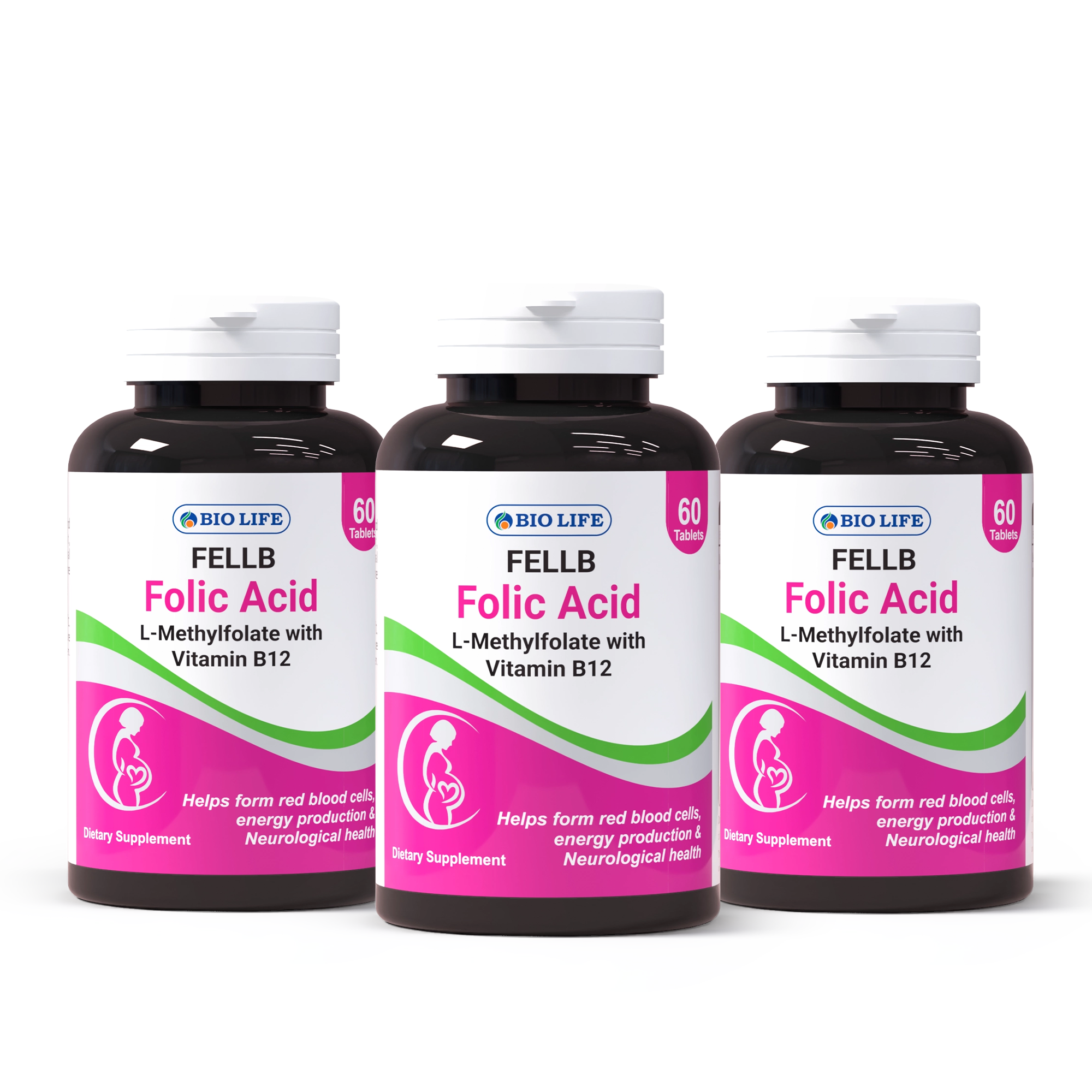 Fell-B Folic Acid - 3 Packs