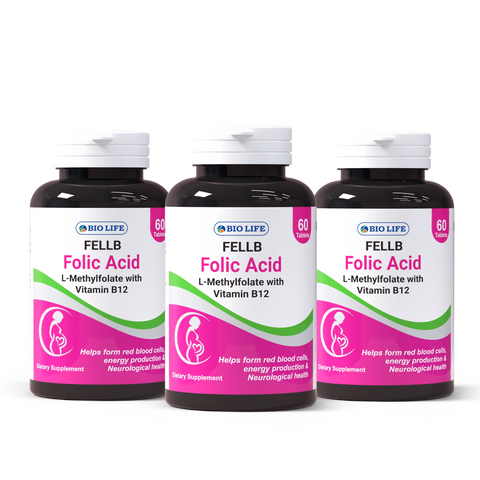 Fell-B Folic Acid - 3 Packs