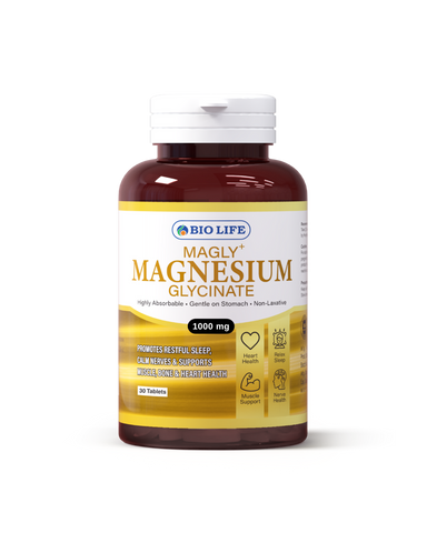 MAGLY+ Magnesium Glycinate Supplement – Sleep, Stress & Muscle Support Bio Life